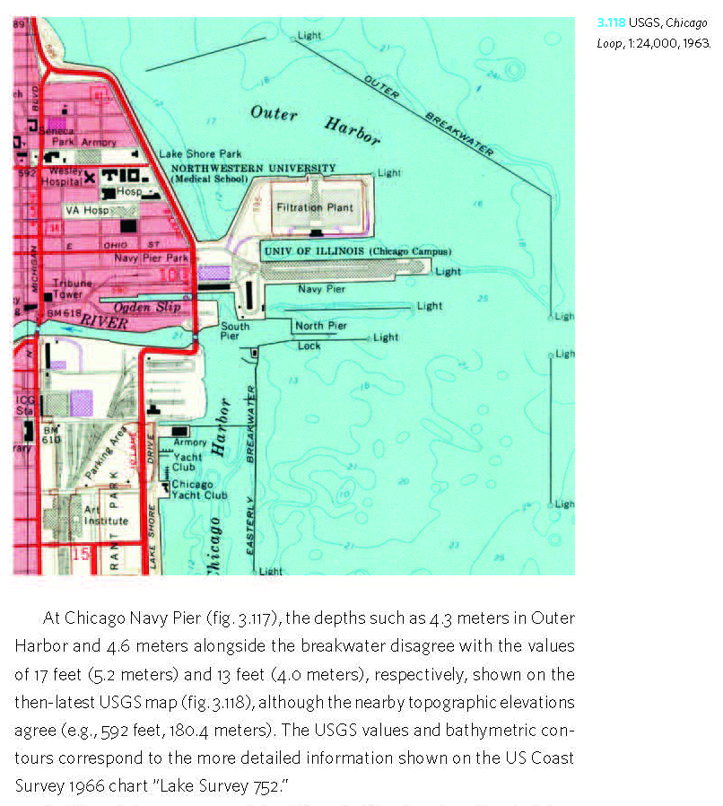 USGS map of Navy Pier